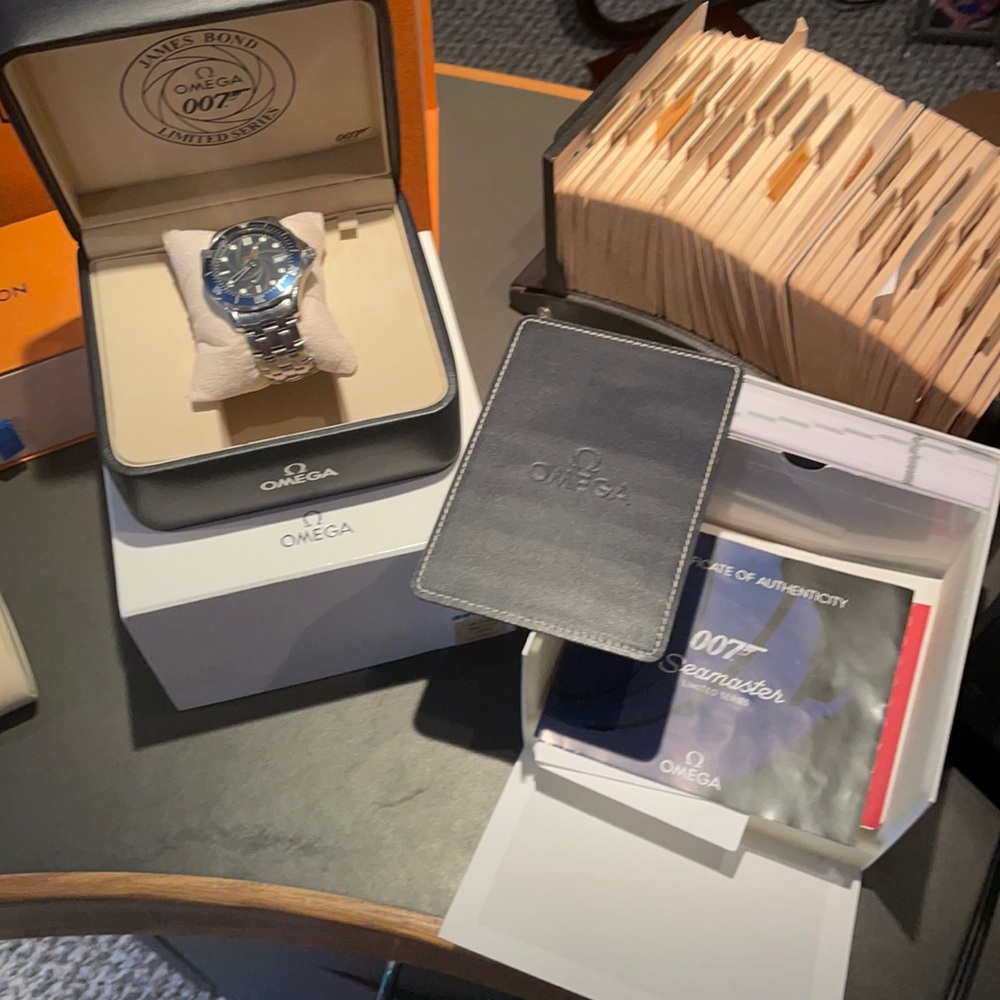 Omega sea-master watch limited edition collectible